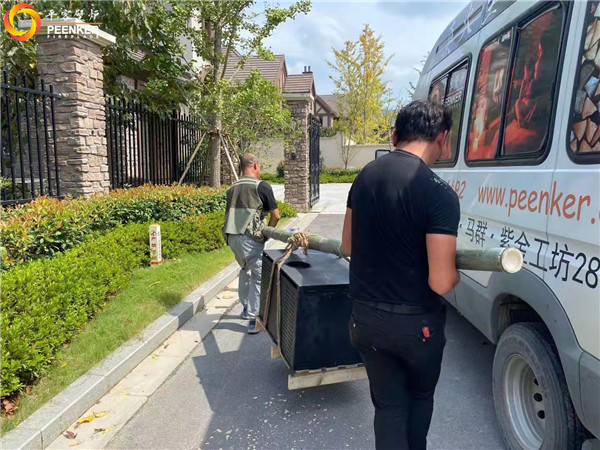 天津綠洲灣8號(hào)別墅加拿大Regency壁爐安裝.jpg